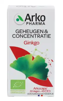 De Online Drogist Arkocaps gingko capsules 45cp aanbieding