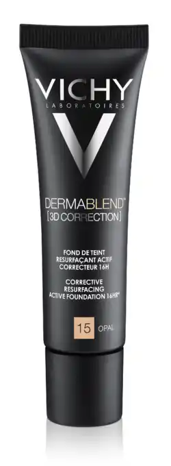 De Online Drogist Vichy dermablend 3d correctie foundation nr15 - voor een vette en onzuivere huid 30ml aanbieding