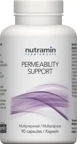 De Online Drogist Nutramin permeability support capsules 90cp aanbieding