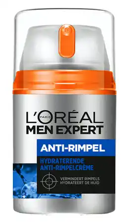 De Online Drogist L'oréal paris men expert anti-rimpel gezichtscrème 50gr aanbieding