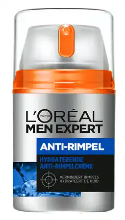 De Online Drogist L'oréal paris men expert anti-rimpel gezichtscrème 50gr aanbieding