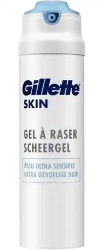 De Online Drogist Gillette skin ultra gevoelige huid scheergel 200ml aanbieding
