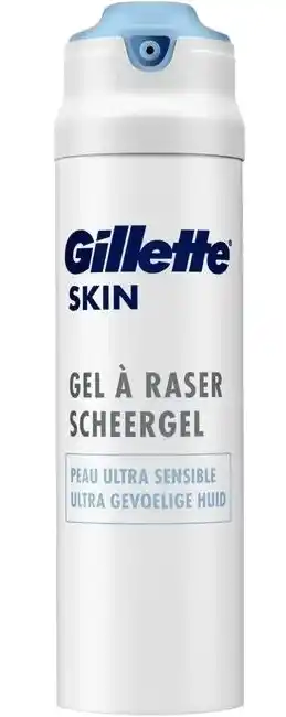 De Online Drogist Gillette skin ultra gevoelige huid scheergel 200ml aanbieding