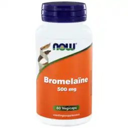 De Online Drogist Now bromelaïne 500 mg capsules 60cp aanbieding