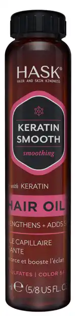 De Online Drogist Hask keratin protein smoothing shine oil 18ml aanbieding