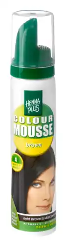 De Online Drogist Hennaplus colour mousse brown 4 75ml aanbieding