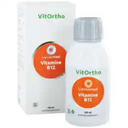 De Online Drogist Vitortho vitamine b12 liposomaal 100ml aanbieding