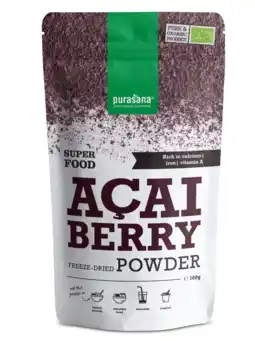 De Online Drogist Purasana açai berry powder 100gr aanbieding