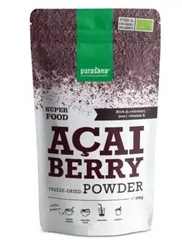 De Online Drogist Purasana açai berry powder 100gr aanbieding