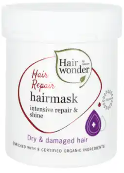 De Online Drogist Hairwonder masker hair repair 200ml aanbieding