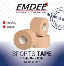 De Online Drogist Emdee sporttape huid 1st aanbieding