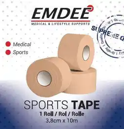 De Online Drogist Emdee sporttape huid 1st aanbieding