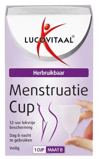 De Online Drogist Lucovitaal menstruatie cup maat b 1st aanbieding