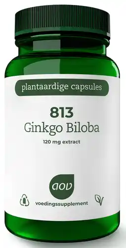 De Online Drogist Aov 813 ginkgo biloba extract vegacaps 60vcp aanbieding