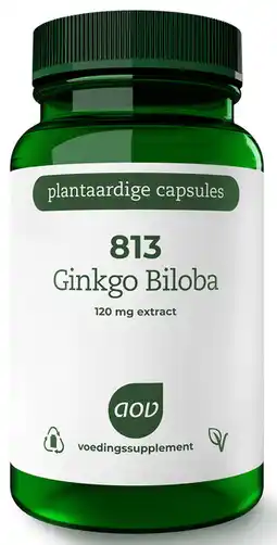 De Online Drogist Aov 813 ginkgo biloba extract vegacaps 60vcp aanbieding