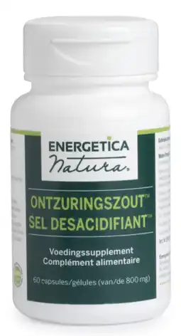 De Online Drogist Energetica natura ontzuringszout capsules 60cp aanbieding