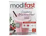 De Online Drogist Modifast intensive milkshake cranberry 440gr aanbieding