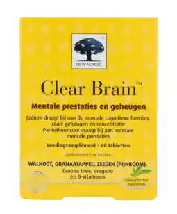 De Online Drogist New nordic clear brain tabletten 60tb aanbieding