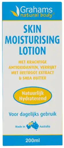 De Online Drogist Grahams natural skin moisturizing lotion 200ml aanbieding
