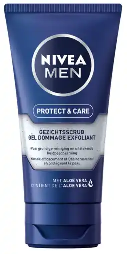 De Online Drogist Nivea men protect & care gezichtsscrub 75ml aanbieding