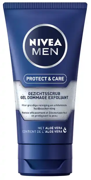 De Online Drogist Nivea men protect & care gezichtsscrub 75ml aanbieding