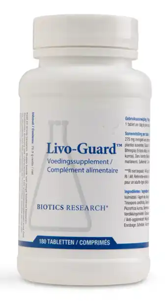 De Online Drogist Biotics livo-guard tabletten 180tb aanbieding