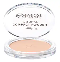 De Online Drogist Benecos compact powder sand 9gr aanbieding