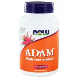 De Online Drogist Now adam multivitamine voor mannen tabletten 60tb aanbieding