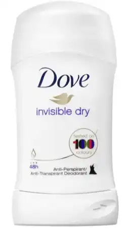 De Online Drogist Dove invisible dry deostick 40ml aanbieding