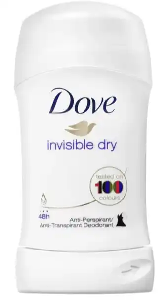 De Online Drogist Dove invisible dry deostick 40ml aanbieding