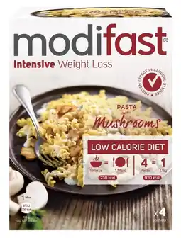 De Online Drogist Modifast intensive weightloss pasta champignons 248gr aanbieding