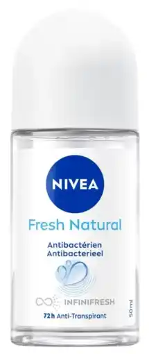 De Online Drogist Nivea fresh natural roll-on 50ml aanbieding