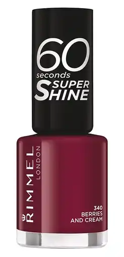 De Online Drogist Rimmel london nagellak 60 seconds 340 berries and cream 8ml aanbieding