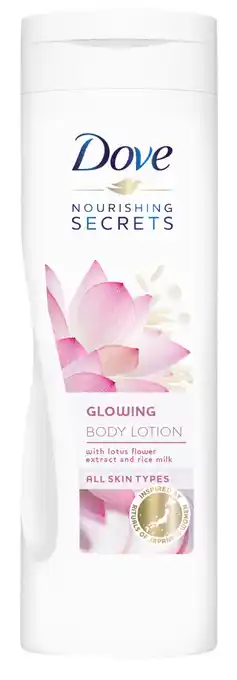 De Online Drogist Dove nourishing secrets glowing body lotion 250ml aanbieding