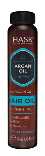 De Online Drogist Hask argan oil repairing shine hair oil mini 18ml aanbieding