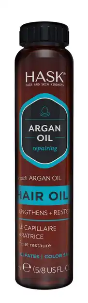 De Online Drogist Hask argan oil repairing shine hair oil mini 18ml aanbieding