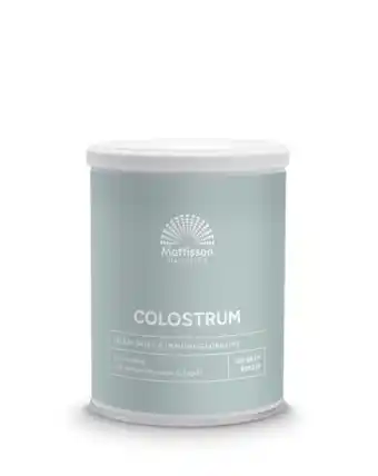 De Online Drogist Mattisson healthstyle colostrum powder 125gr aanbieding