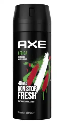 De Online Drogist Axe africa deo & body spray 150ml aanbieding