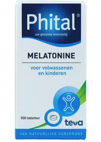 De Online Drogist Phital melatonine tabletten 500tb aanbieding