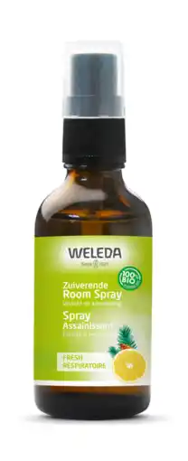 De Online Drogist Weleda zuiverende room spray fresh 50ml aanbieding