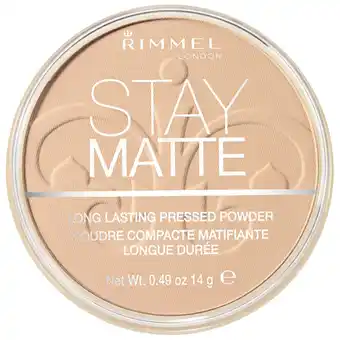 De Online Drogist Rimmel london poeder stay matte 005 silky beige 14gr aanbieding