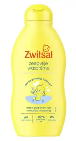 De Online Drogist Zwitsal wascrème 200ml aanbieding