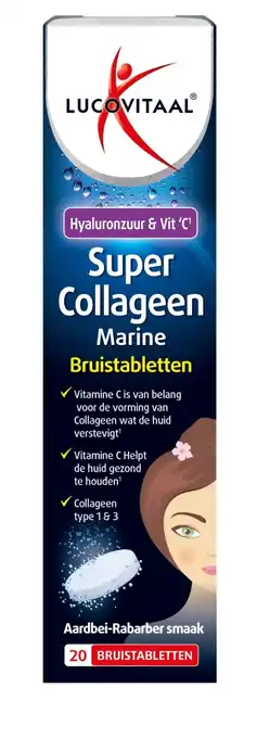 De Online Drogist Lucovitaal super collageen marine bruis 20tb aanbieding