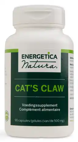 De Online Drogist Energetica natura cat's claw 500mg capsules 90st aanbieding