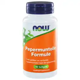 De Online Drogist Now pepermuntolie formule softgels 90sg aanbieding