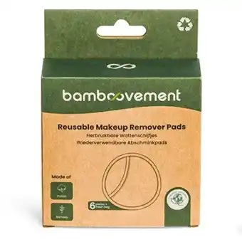 De Online Drogist The bamboovement herbruikbare wattenschijfjes 6st aanbieding