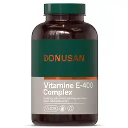 De Online Drogist Bonusan vitamine e-400 complex capsules 200cp aanbieding