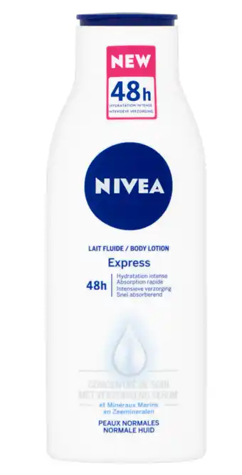 De Online Drogist Nivea bodylotion express 400ml aanbieding