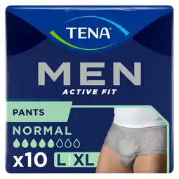 De Online Drogist Tena men active fit normal slips l/xl 10st aanbieding