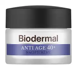 De Online Drogist Biodermal anti age nachtcrème 40+  met niacinamide & peptide 50ml aanbieding